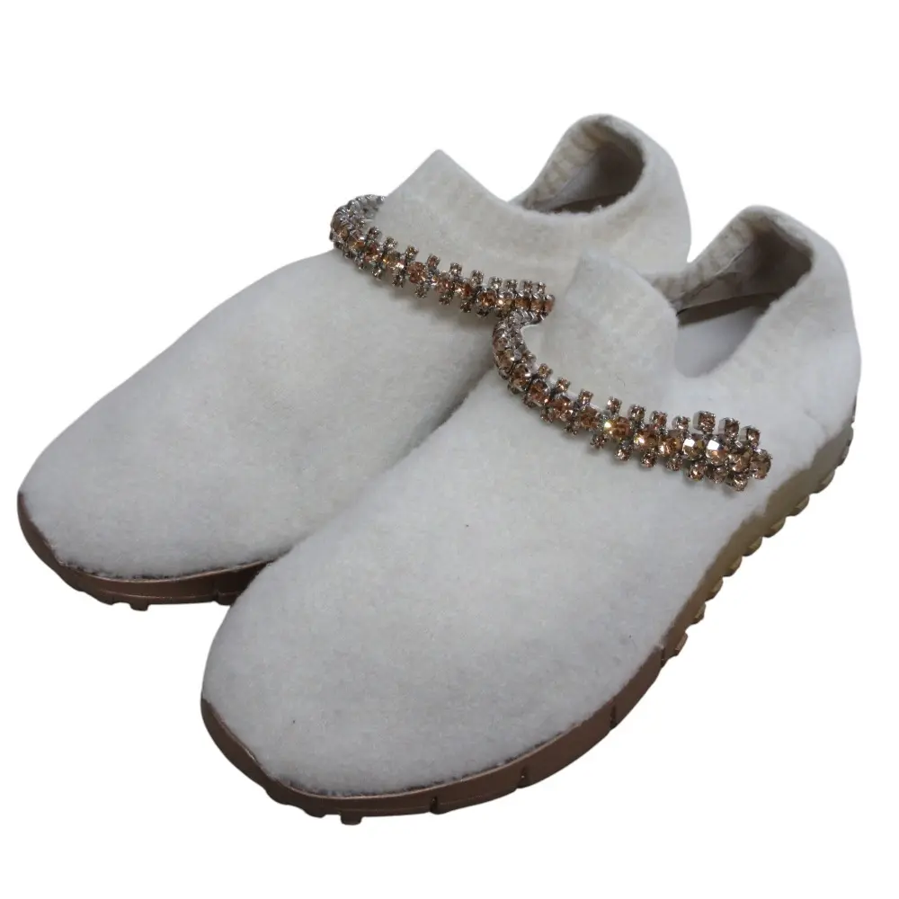 Pre-owned JIMMY CHOO Others Small Leather Goods VERONA Knit Sock