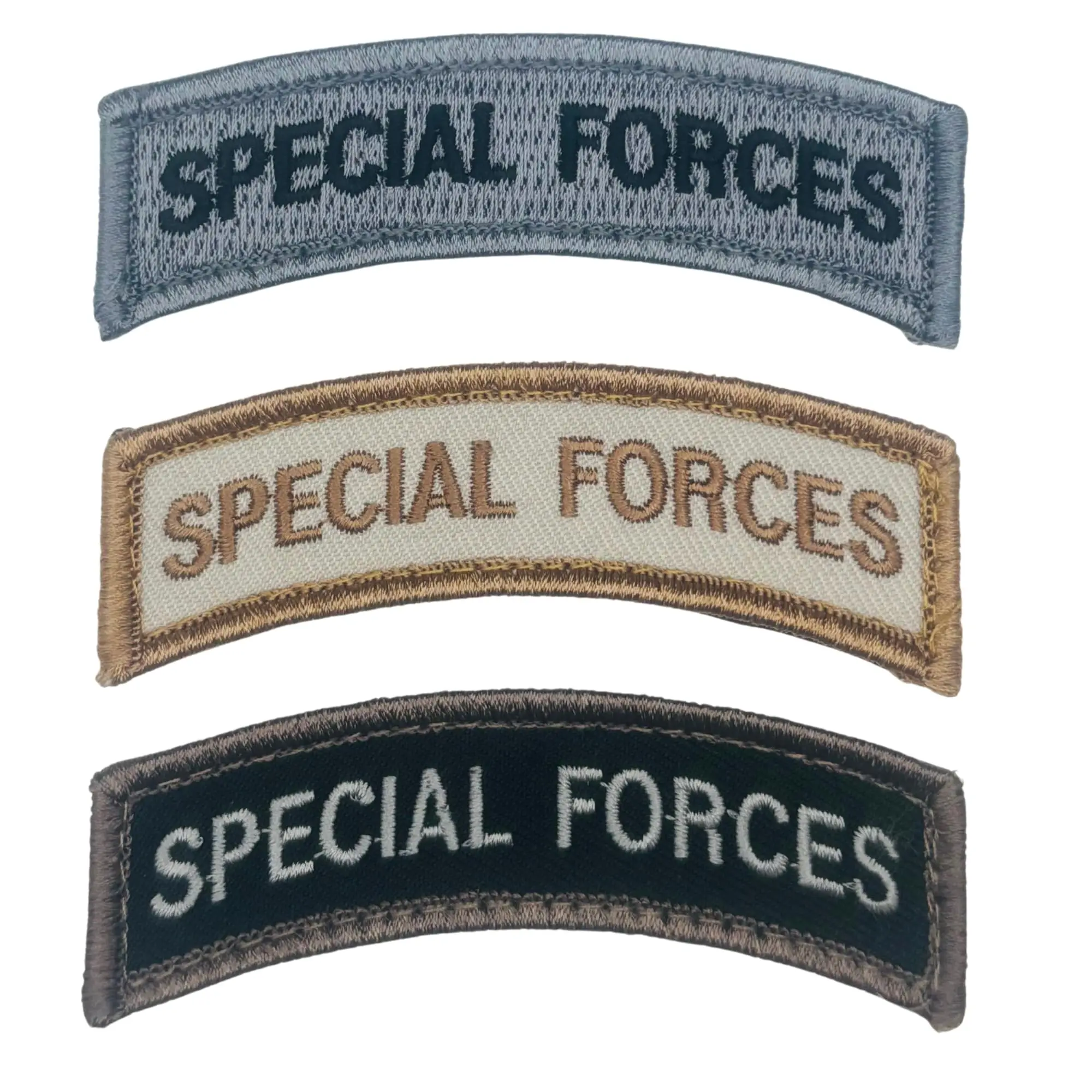 Army Rocker Tab 3PC Special Forces Rocker Tab 3.25x1 Inch Hook Fastener Patch for ...