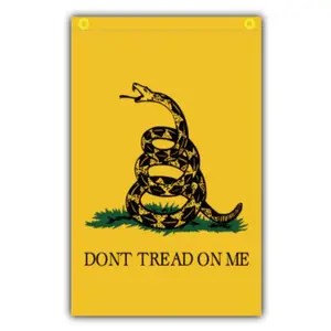 Gadsden "Don't Tread on Me" 12"x18" Garden Flag (Double Sided)