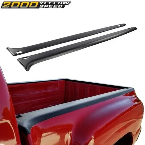 Bed Rail Caps Stepside Pair Fit For Chevy Silverado GMC Sierra 1500 1999-2005 Heavy Duty Protective Guard