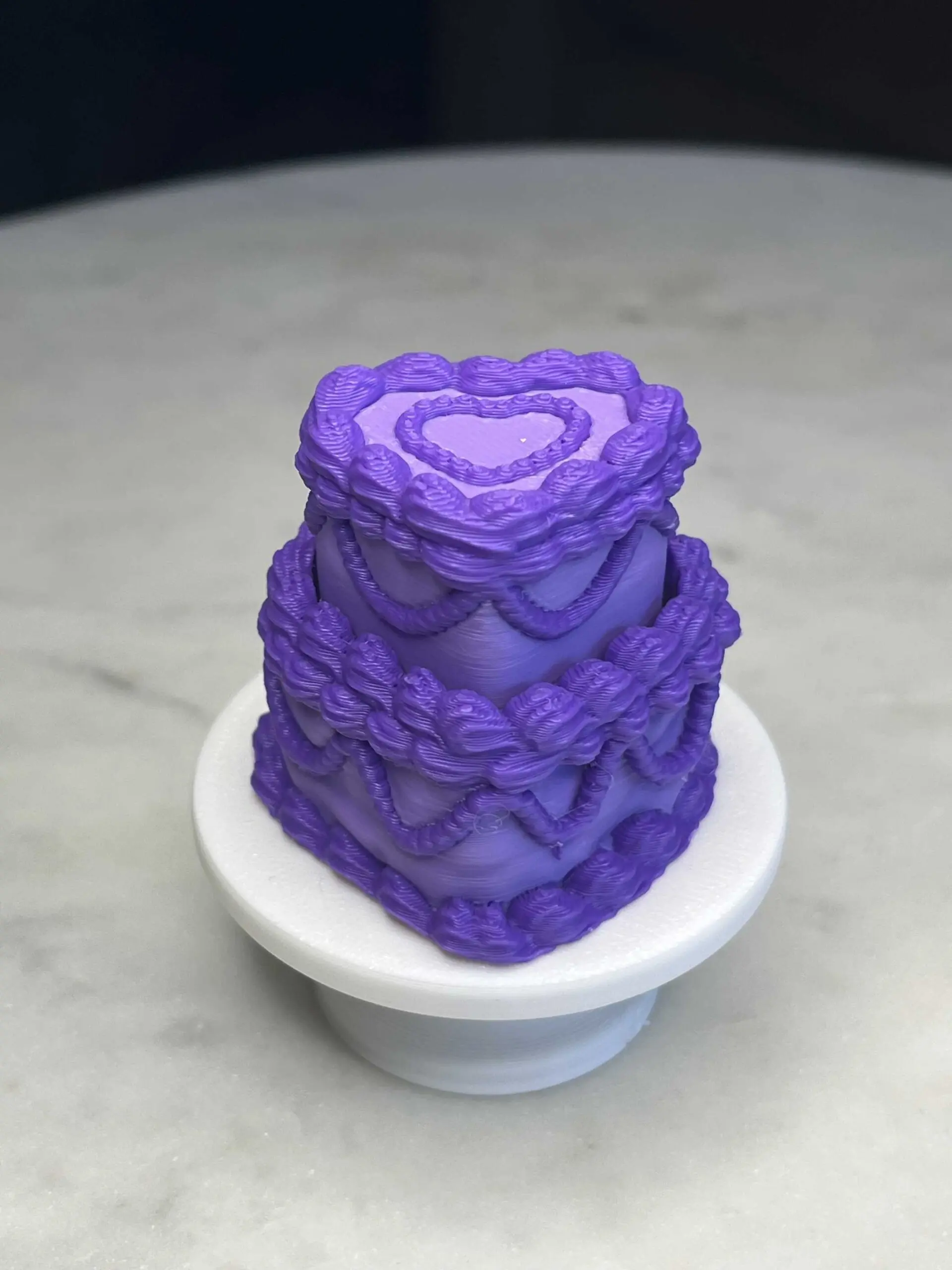 Heart Cake Clicker with Stand (Various colors)