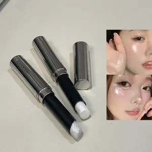 HERORANGE multi-purpose highlighter stick glitter eyeshadow Shimmer Eyeshadow naturally brightens the face with a watery and delicate pearlescent effect.