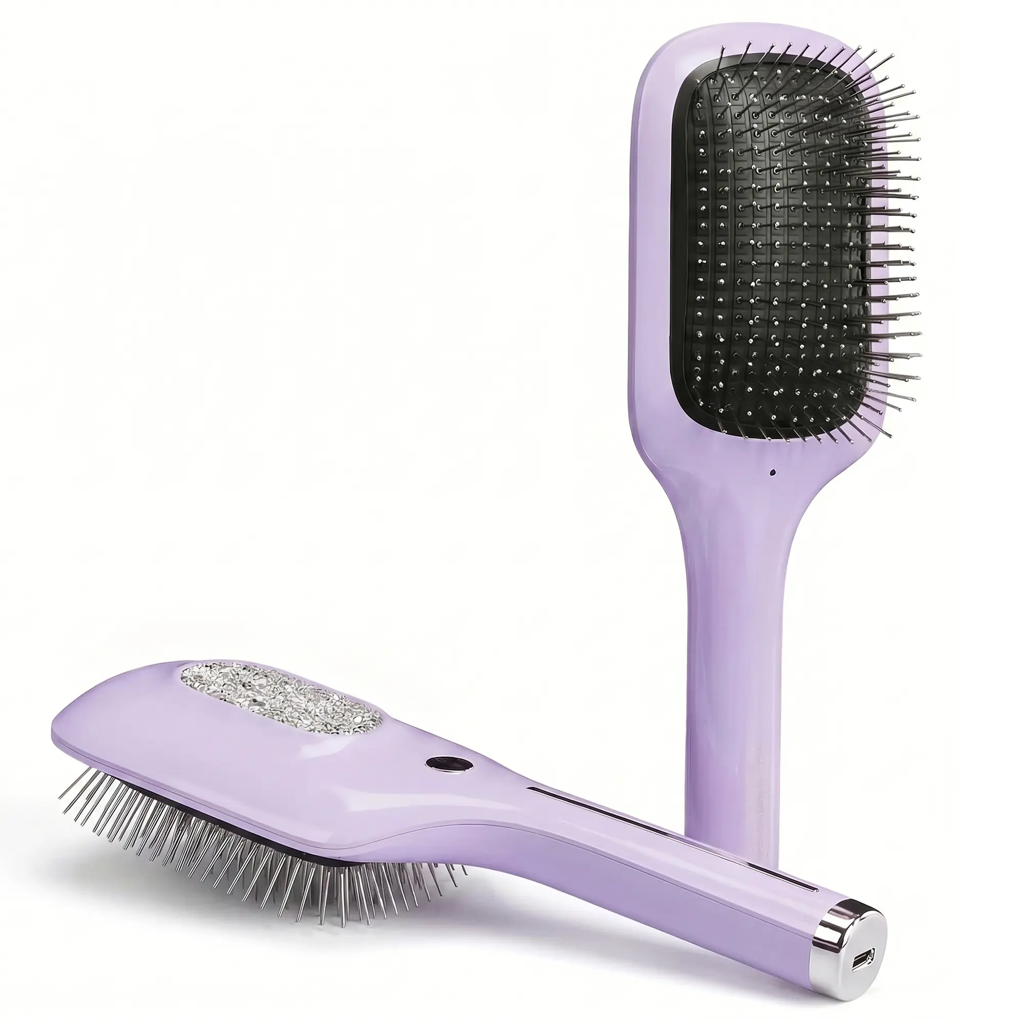 2 in 1 Negative Ion Electric Massage Hair Comb, Anti-Static Air Cushion Hair Massager Scalp Combs for Women