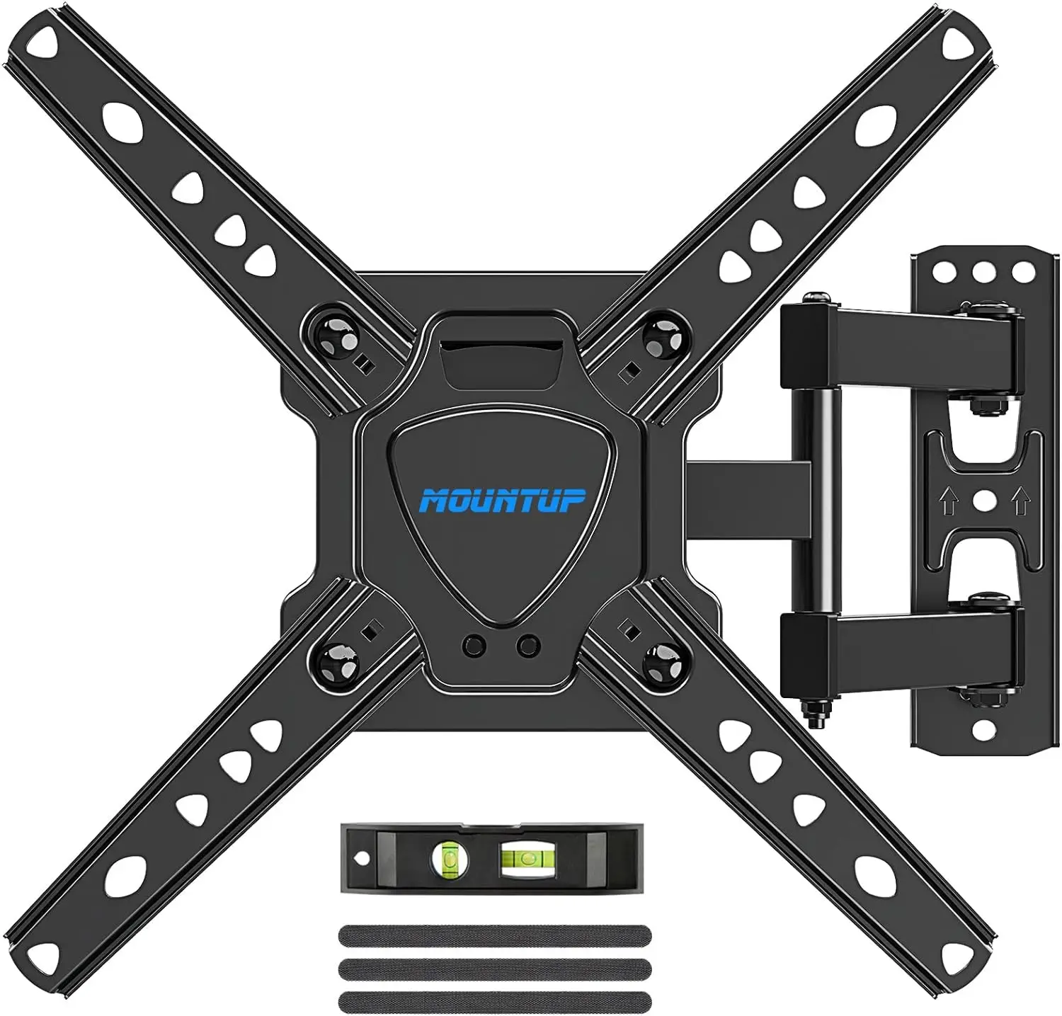 MOUNTUP 26"-50" Full Motion TV Wall Mount for LED LCD Flat Curved TVs Up to 53 LBS, MU0018