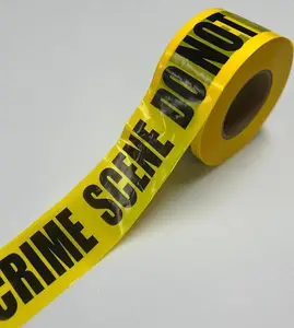 AGAS 3 inch x 1000 feet Yellow Barricade Tape - Crime Scene Do Not Cross - 2MIL durable material , High Visibility, Weather Proof