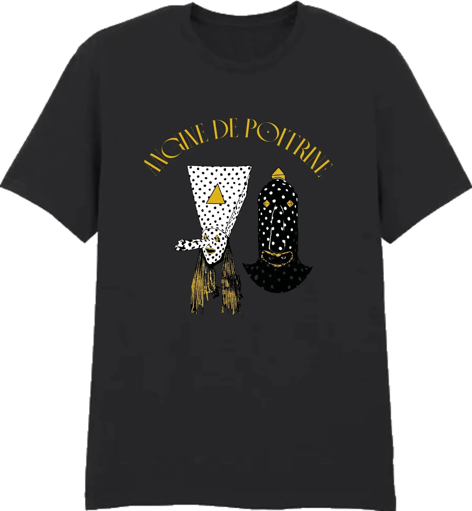 Vibrant Angine De Poitrine T-Shirt: Psychedelic Math Rock Duo Fan Tee, plus Stylish Cultural Art Hoodie and Jumper Menswear