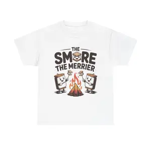 The S'more The Merrier Tee | Camping Campfire Marshmallow Chocolate Shirt