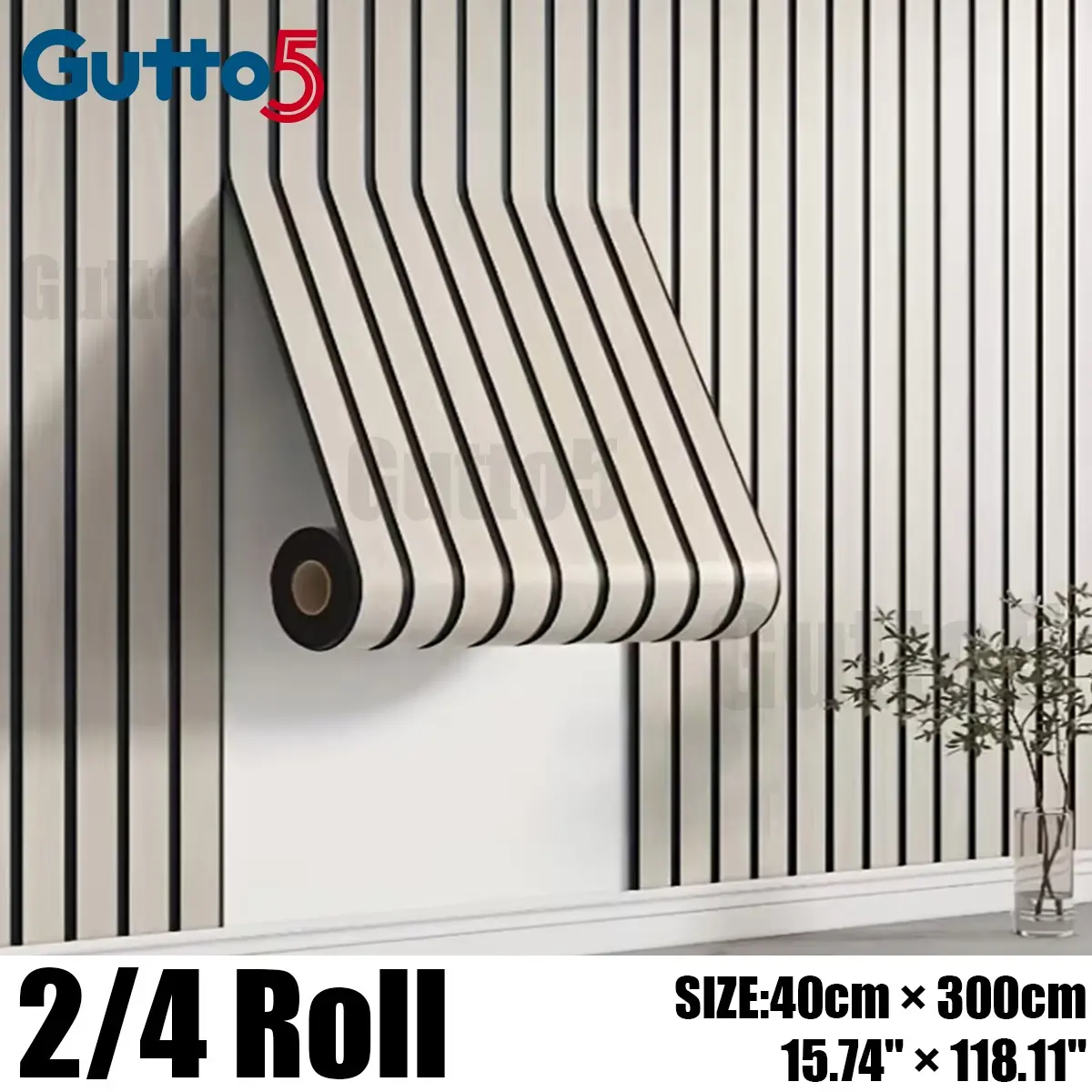 2/4 Roll 3D Self-Adhesive Wall Panels, Sound-Absorbing Grid Wallpaper, Home Decor, Modern, Easy Peel & Stick, Living Room TV Background, DIY Decoration-Gutto5