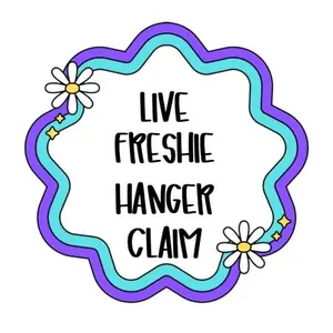 Freshie HANGERS claimed during our live sale