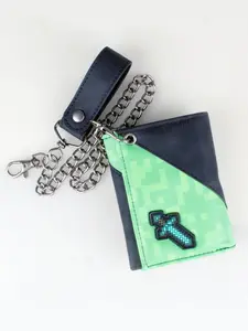 High-Quality Three-Fold Chain Wallet, Durable Wallet, Fashionable Personalized Card Holder, ID Window, Stylish and Practical, Perfect for Daily Use, Trifold Wallet