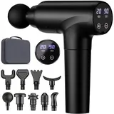 Cotsoco Muscle Massage Gun, Deep Tissue Back Massager with LED Display, 20 Speeds Portable Electric Massage Device Comfort, Gift for Women & Men