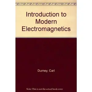 USED Book - Introduction to Modern Electromagnetics by carl durney (Hardcover) - english