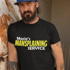 MANSPLAINING SERVICE Funny Unisex Tee Casual Classic