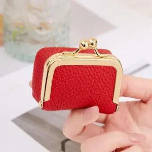 Women's Buckle Coin Purse, Mini Wallet, Cute Storage Box, Portable Earphone Bag, Fun Design, Perfect Gift for Friends and Family，Christmas gifts, Valentine's Day gifts