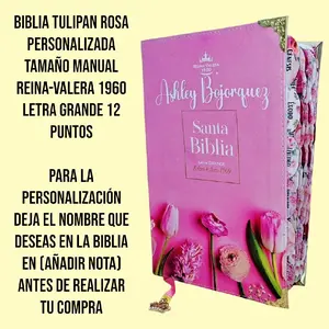 Biblia Tulipán Personalizada  Reina-Valera 1960