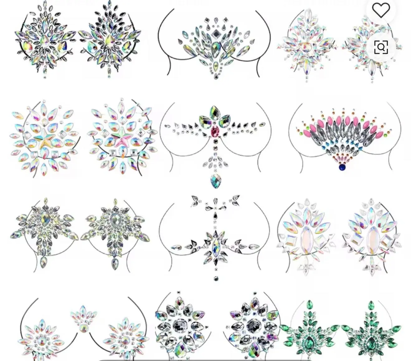 Crystal Aura Body Jewelry