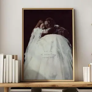 Frankenstein 2025 Gothic Movie Poster – Horror Movie Wall Art - Dark Romantic Fan Art Home Room Decor