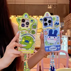 Cute Tamagotchi Gooji Mimi iPhone 17 Apple 16 Compatible 13/14 Pro Max Phone Case 15