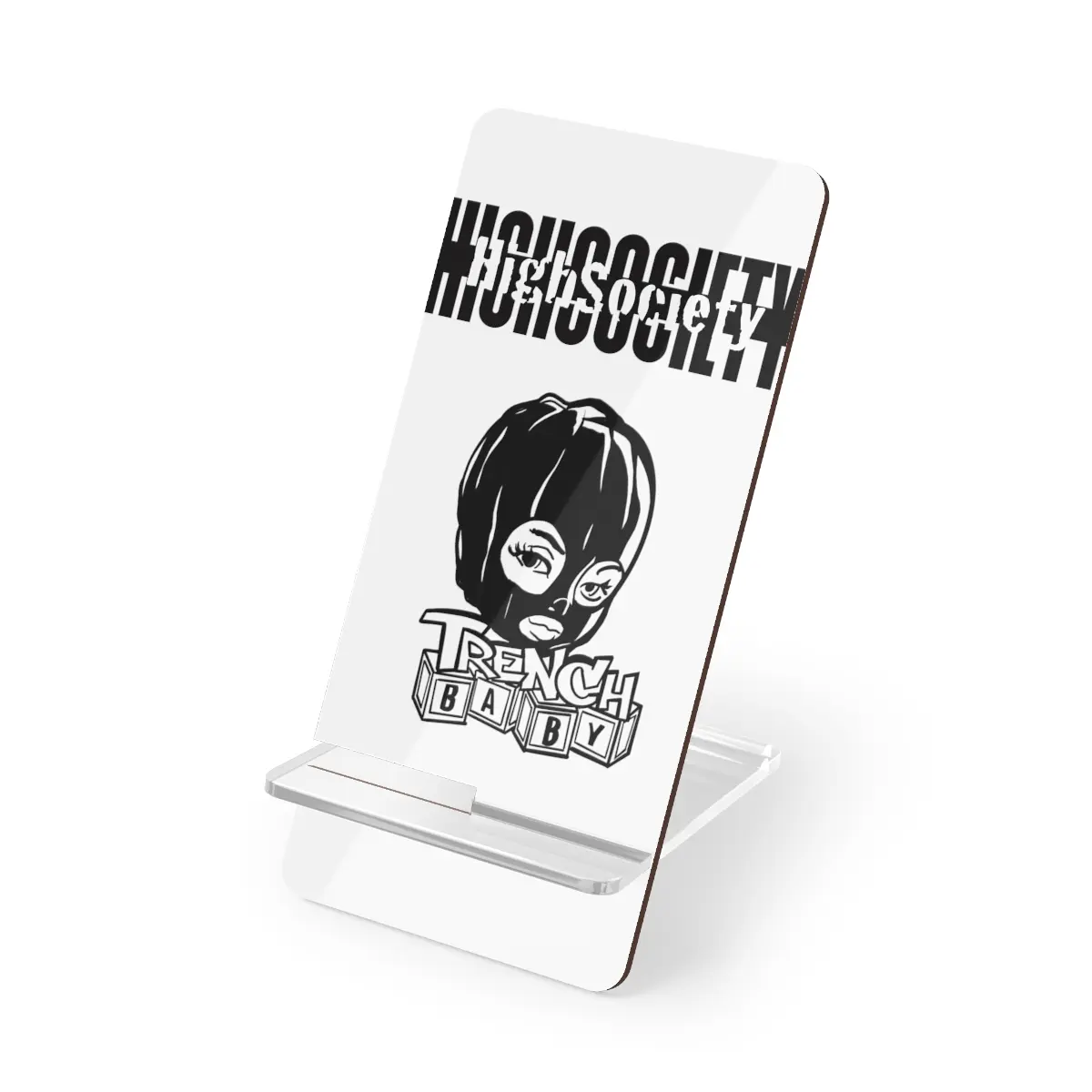 HIGH SOCIETY BRANDS Mobile Display Stand for Smartphones Cellphone Accessories Plastic