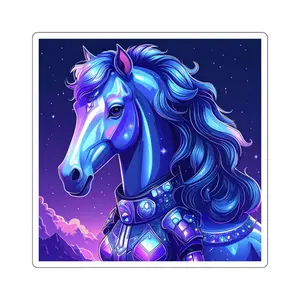 Galactic Unicorn Stickers - Magical Decor for Laptops, Water Bottles, Journals, Gifts, Fantasy Lovers
