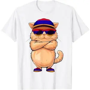 Armenian Flag Cat Mom Souvenirs Products Kitten Armenia T-Shirt