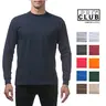 PROCLUB Men's Heavyweight Long Sleeve T Shirts PRO CLUB Casual Long Sleeves T Shirt Cotton Tee Plain Cotton Hip Hop Big Tall (S to 5XLT)