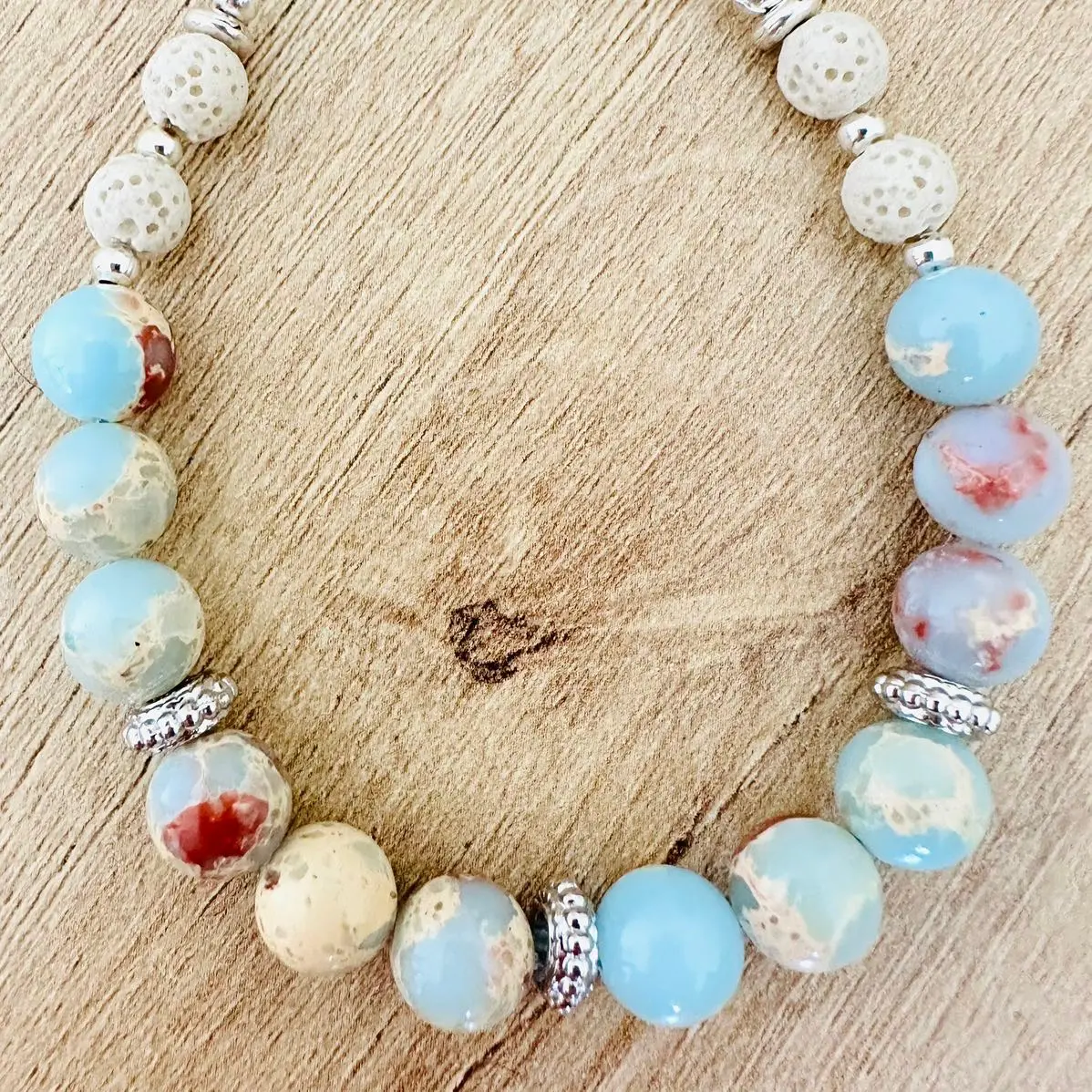 Sea Sediment and Beige Lava Stones - Wired