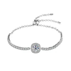 925 Silver Moissanite Galaxy Bracelet