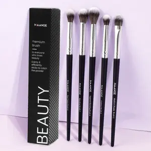Maange 5-Piece Makeup Brush Set, Eye Shadow Brushes, Essential Makeup Tools, High-Quality Bristles, Perfect for Professional Use