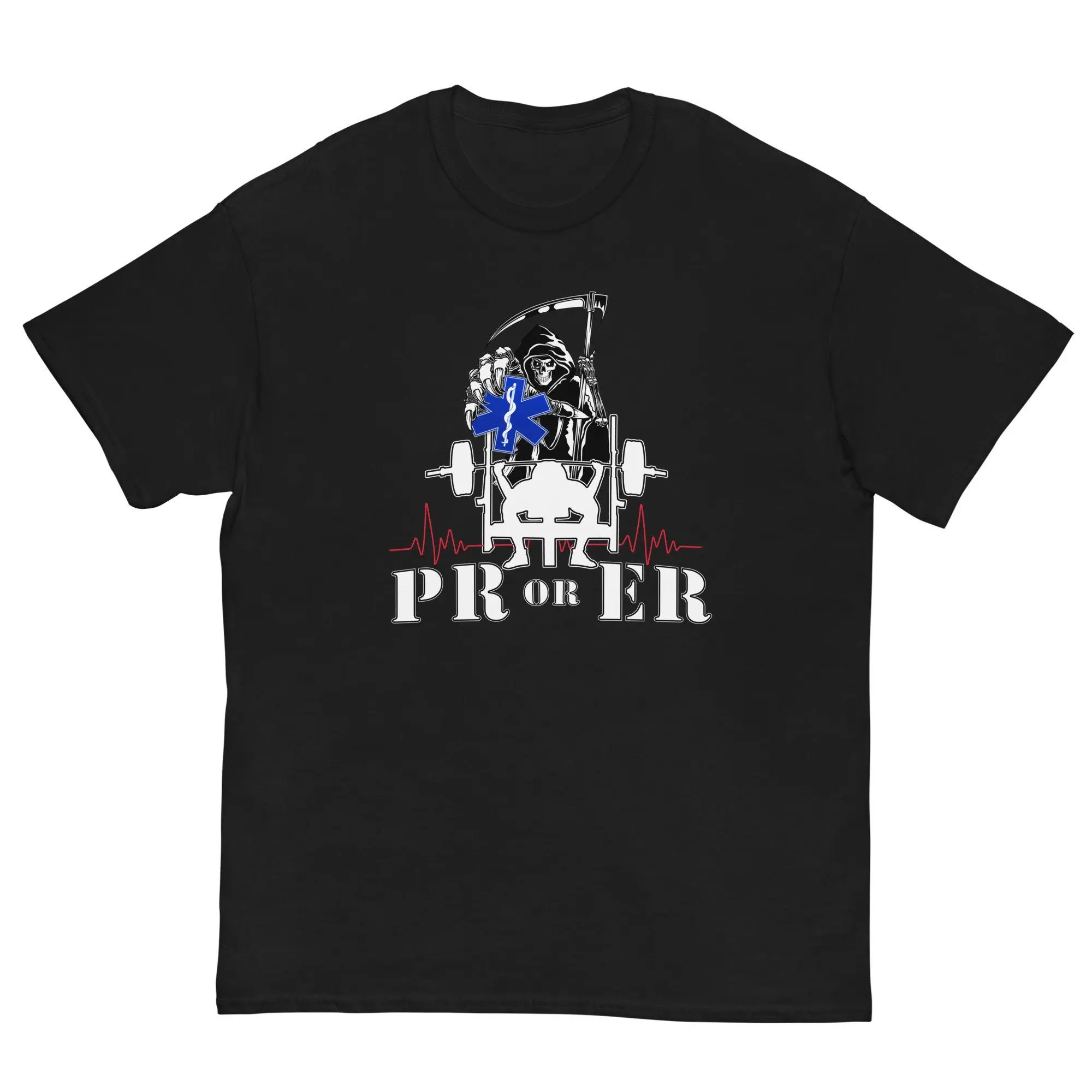 PR or ER Shirt - Pump Cover - Bodybuilding T-Shirt - Powerlifting T-Shirt Menswear Top