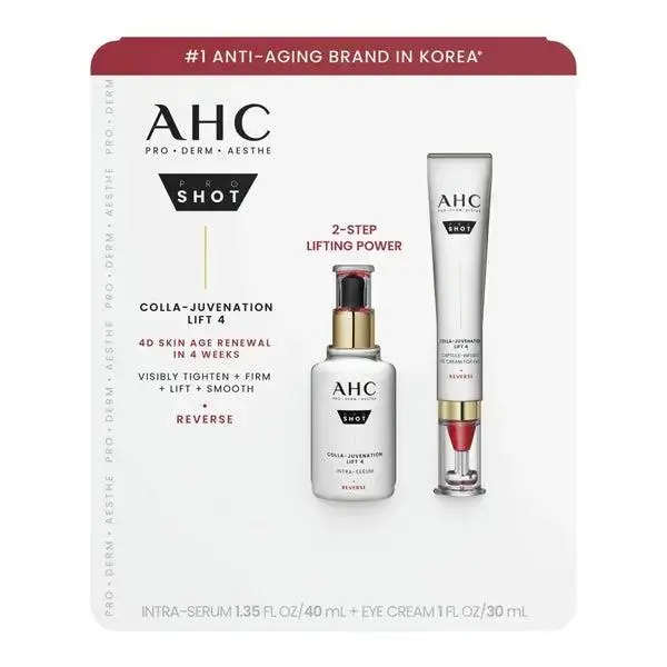AHC Pro Shot Colla Juvenation Lift 4 Duo Serum Eye & Face Cream 40ml/30ml