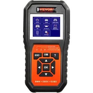 TikTokShopBlackFridayVEVOR BMW OBD2 Scanner Diagnostic Tool, For BMW/Mini/Rolls-Royce, Full System Diagnostic Scan Tool, 12 Special Functions, Car Read Code Reader with CBS SAS EPB ECM DME/DDE Oil Reset Battery Matching