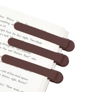Christmas gift automatic bookmark, silicone bookmark, suitable for reading women, men, children, cute and unique bookmark holder reading accessories gift for book lovers christmas 2024 ornaments glass cleaner