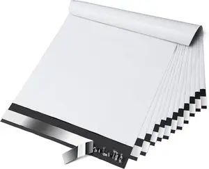 Mailer bags 10x13 Inch 100 Pack,Shipping Bags for Clothing,Strong Adhesive Mailing Envelopes,Heavy Duty Self Seal Plastic Postal Return Package Bags for Books Accessories Business,White