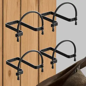 Hat Rack 4 Pack Cowboy Wall Mount Cowboy Hat Hanger Hat Holder Display Wall Decor Western Cowboy Decor.