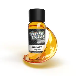 Candy Gold Airbrush Ready Paint, 2oz Bottle Candy Gold Airbrush Ready Paint, 2oz Bottle