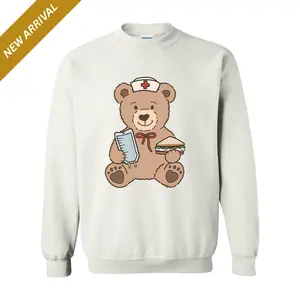 Emergency Room Nurse Teddy Bear Crewneck