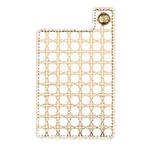Expandable Phone Pocket- Gold Metallic Caning