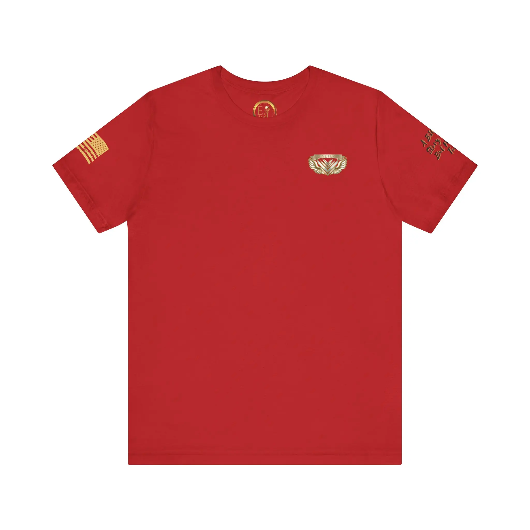 Essence Red Veteran Tee – Essence Black Collection