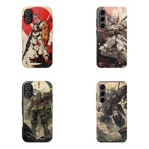 Mobile Suit Gundam Wing Phone Case - Compatible with iPhone 7,8,X,11,12,13,14,15,16,17 & Samsung Galaxy S21,S22,S23,S24,S25 Series