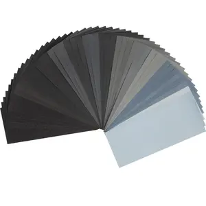 48 count Sandpaper, Wet Dry Sand Paper 120 to 5000  Grit Variety Sandpaper Sheets for  Furniture Finishing, Metal Sanding, Automotive Polishingm, 9 x 3.6 Inch