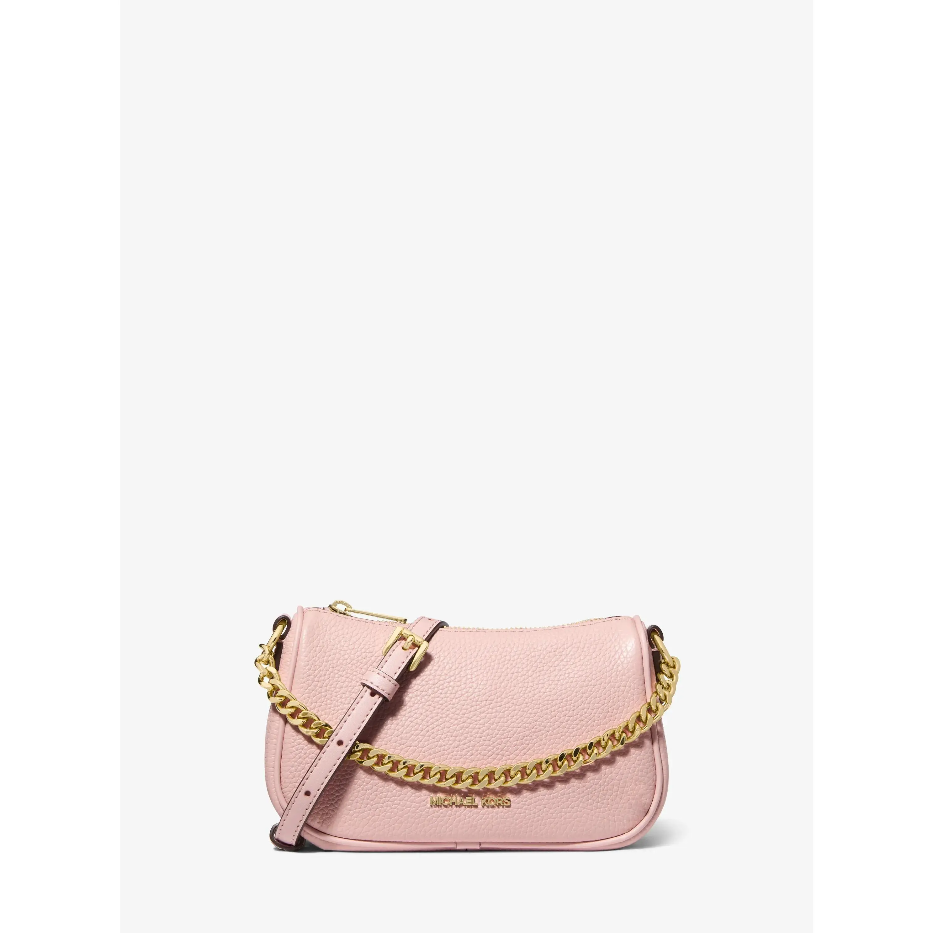 Carmela Small Pebbled Leather Convertible Crossbody Bag