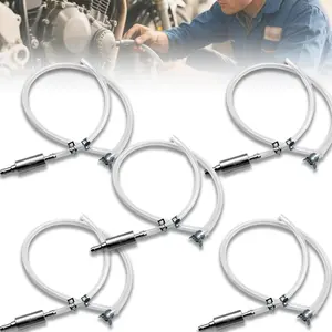 5PCS Brake Bleeder Hose-One Way Check Valve Tube Bleeding Tool Kit for Car Motorcycle Clutch, Universal Brake Bleeder Tool for Hydraulic System Bleeding for Car Motorcyle Clutch