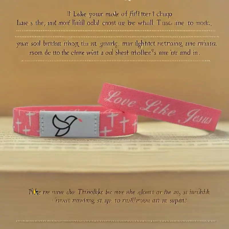 Dove Of Peace Daily Bible Verse Bracelet ， the devotion bracelet，inspirational christian gift  , NFC Notifications, Most Poputar Size faithbraceiet， Bible Verse Fashion Bracelet ， protection bracelet， springtok  ，easter gift Love Like，Religious Emblem