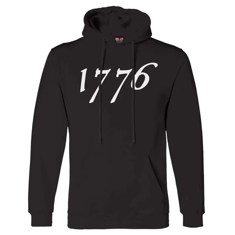 1776 Unisex Hoodie l DEFEND LIBERTY APPAREL l USA MADE l Classic Fit - Menswear Top Apparel Man Casual Crewneck