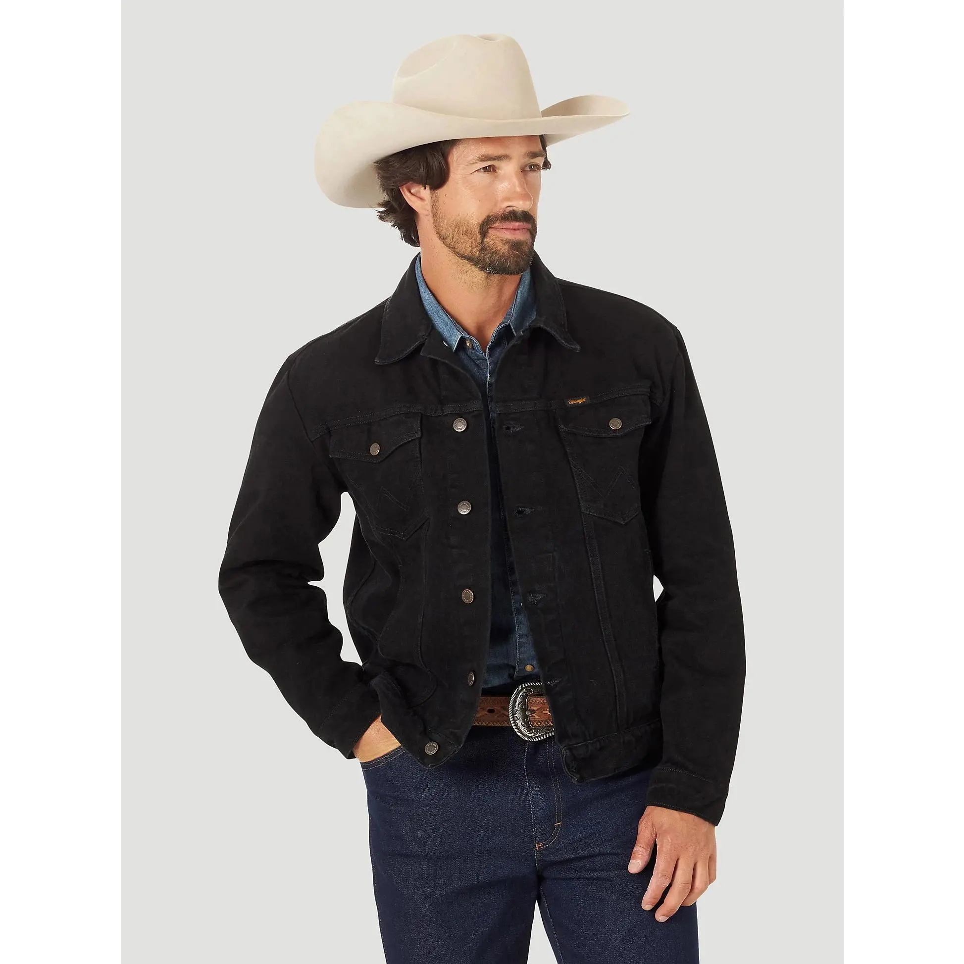 WRANGLER COWBOY CUT UNLINED DENIM JACKET 112318280