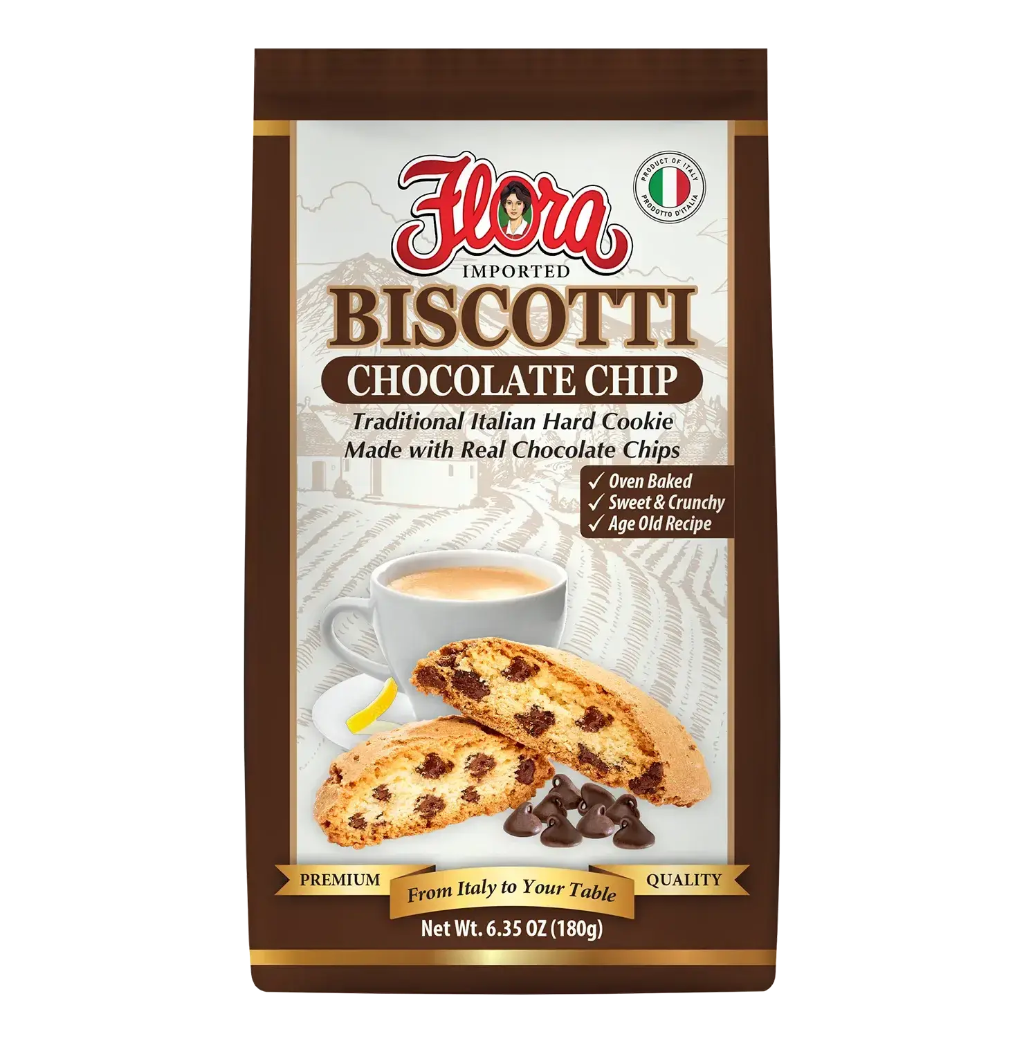 Biscotti - Chocolate Chip - 6.35 oz