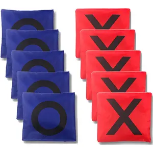 Bean Bag Toss Games for Family,  Outside Field Day Birthday Party Backyard Family Reunion Carnival Yard Lawn Easter Fall Festival Beach Fun Games 10PCS