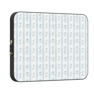 Casely MacBook Laptop Sleeve Case | Cottage Stripe | Blue Floral