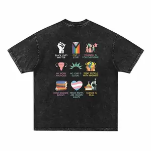 Big Fan of Human Rights Shirt, Retro Rainbow Tshirt,Radicalized by Basic Decency Tee, Everyone Welcome GiftFor Liberal Anti Populism Gifts